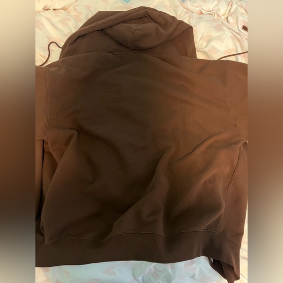 BRANDY MELVILLE brown oversized Christy zip up - Picture 4 of 4